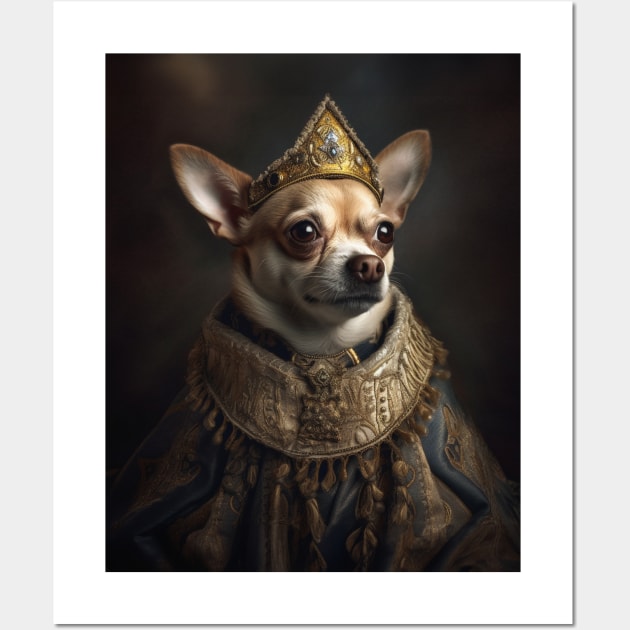 Chihuahua - Medieval Royality Wall Art by HUH? Designs